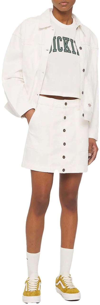Dickies Dickies Aitkin Crop T-Shirt Dames Wit Wit