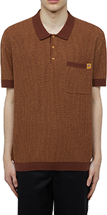 Dickies Dickies Rocky Knit Polo SS Oak Buff Divers