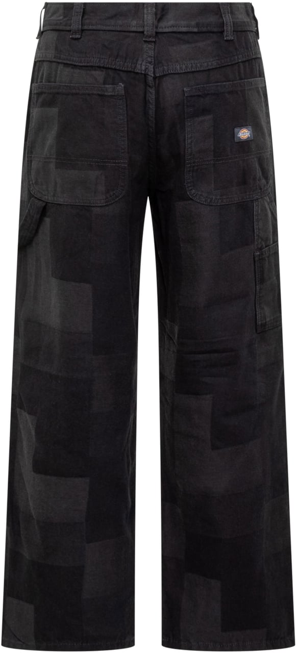 Dickies Pantaloni Jacquard Carpenter Zwart