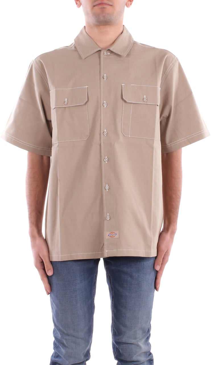 Dickies Shirts Desert Sand Beige
