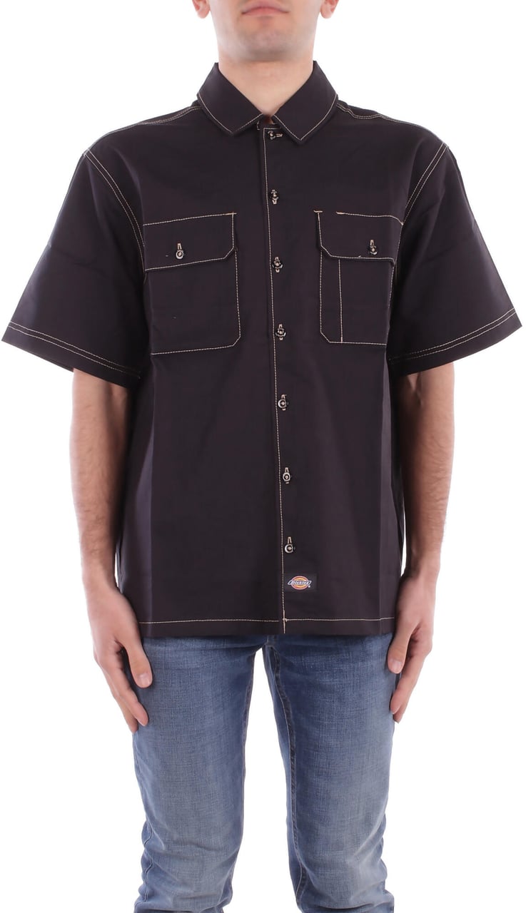 Dickies Shirts Black Zwart