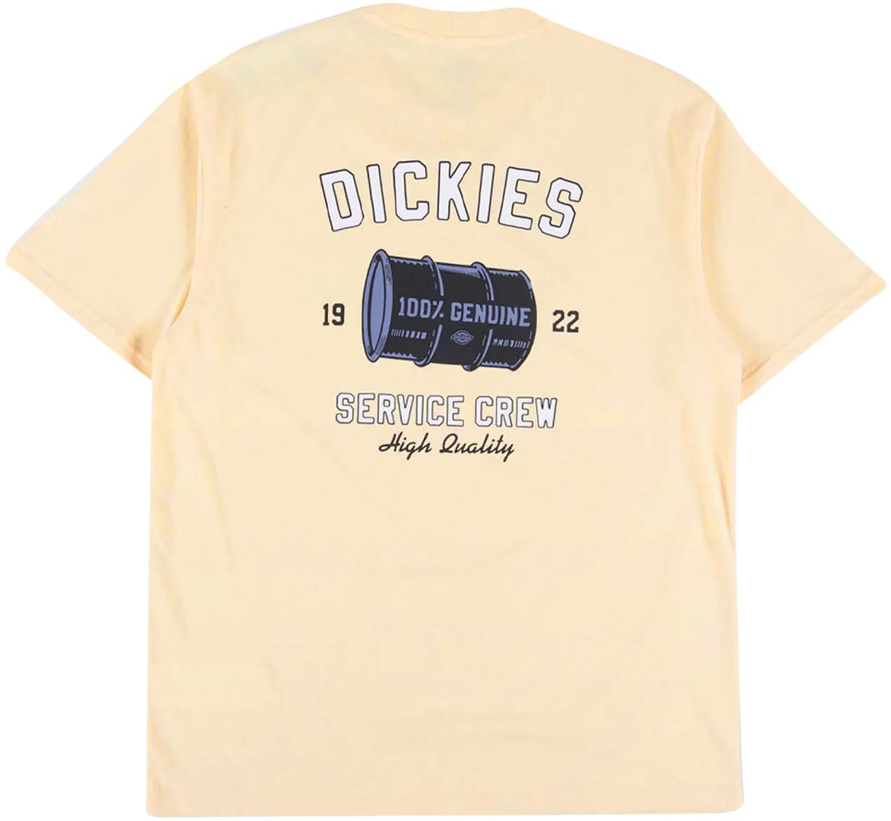 Dickies Dickies Service Crew T-shirt Geel Blauw
