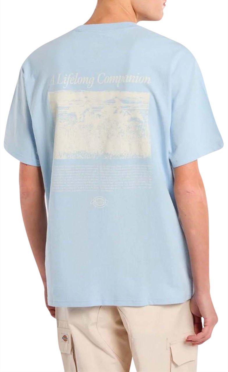 Dickies Dickies Companion Script T-shirt Lichtblauw Blauw