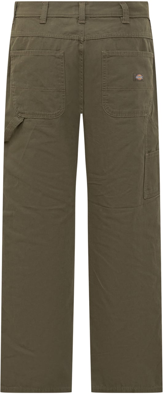 Dickies Pantaloni Canvas Carpenter Groen