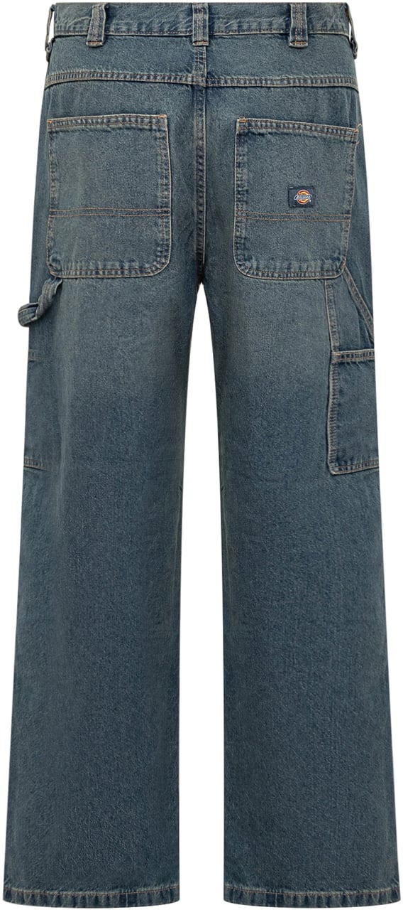 Dickies Jeans a Gamba Larga Blu Dickies Blauw