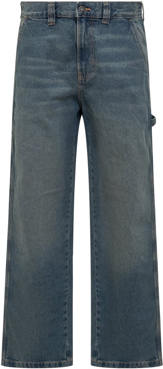 Dickies Jeans a Gamba Larga Blu Dickies Blauw