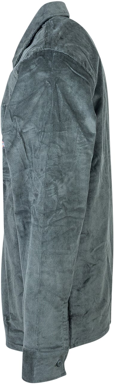 Dickies Dickies Camicia Verde in Velluto a Coste Groen