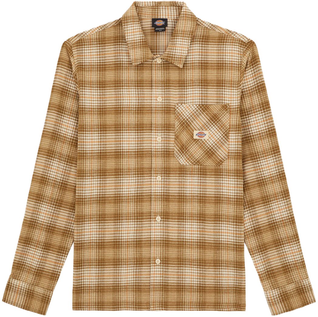 Dickies Shirts Wood Ash Grijs