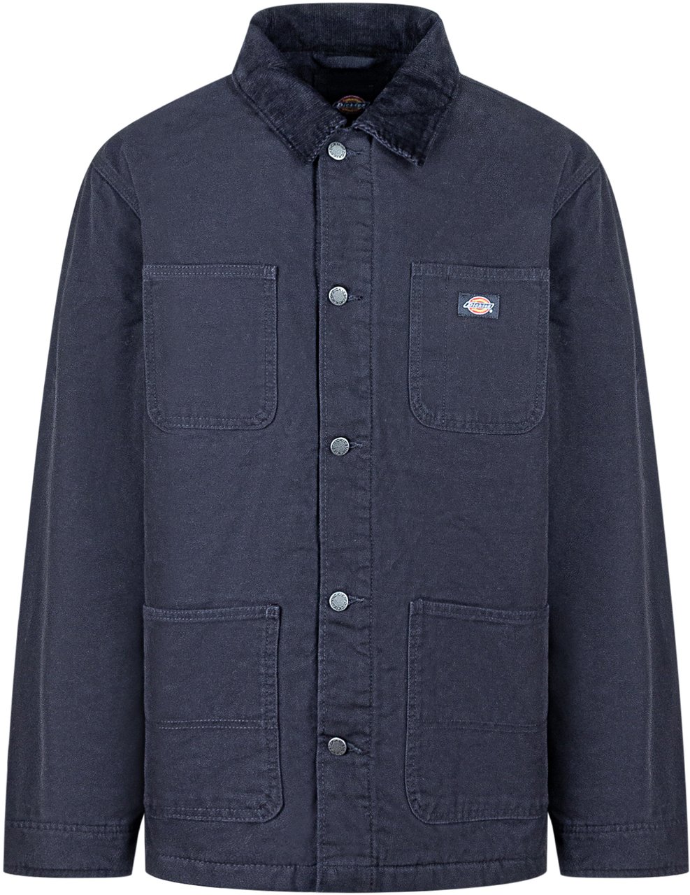 Dickies Dickies Giacca Blu con Colletto a Contrasto Zwart