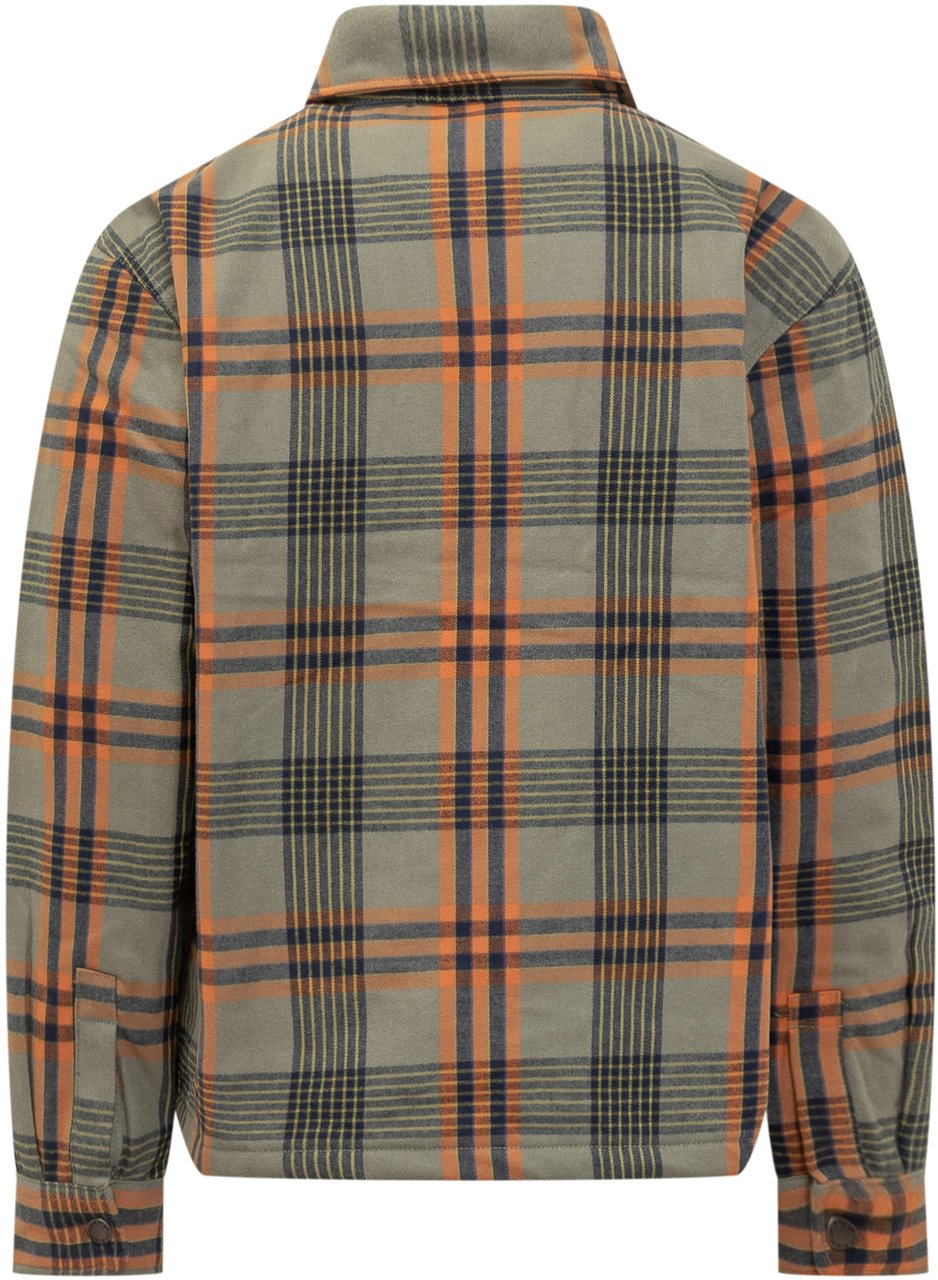 Dickies Giacca Dickies Petersburg a Quadri Verde e Arancione Divers