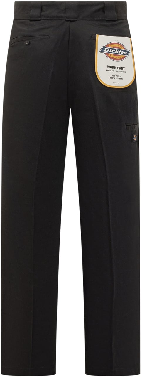 Dickies Dickies Pantaloni Larghi in Cotone Nero Zwart