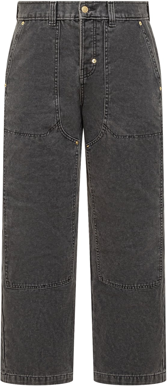 Dickies Dickies Threads Pantaloni Neri a Gamba Dritta Zwart
