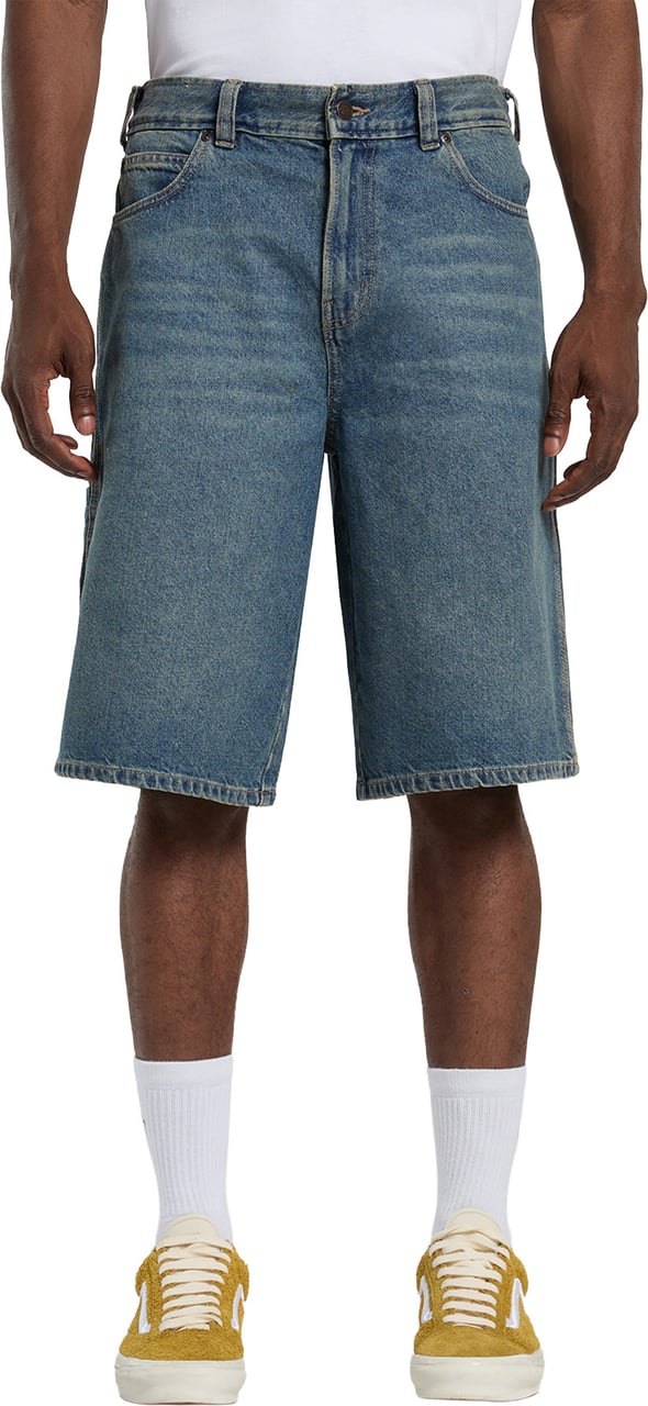 Dickies Loose Short J Khaki Blauw Blauw