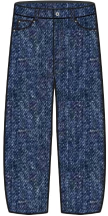 Dickies Dickies 998 Baggy Barrel Carpenter Lange Broek Donkerblauw Blauw