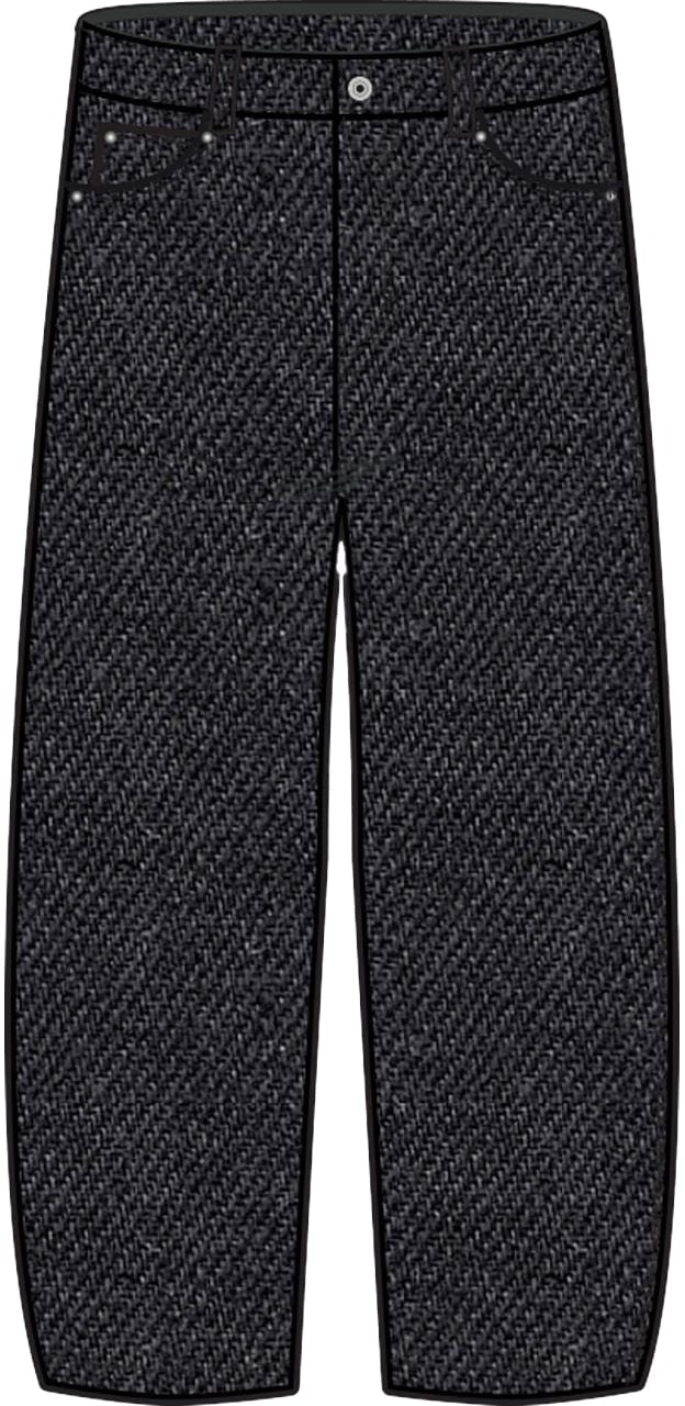 Dickies Dickies 998 Baggy Barrel Carpenter Lange Broek Zwart Zwart