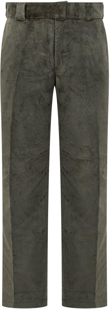 Dickies Pantaloni in Velluto Verde Dickies Groen