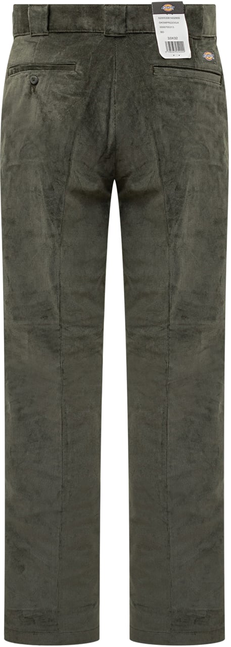 Dickies Pantaloni in Velluto Verde Dickies Groen