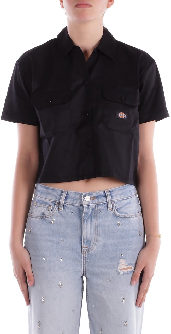 Dickies Shirts Black Zwart
