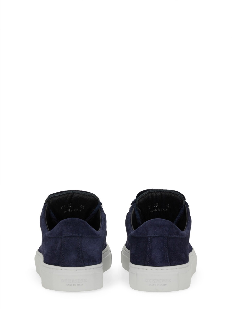Diemme Navy Marostica Suede Metal Eyelets Sneakers Zwart