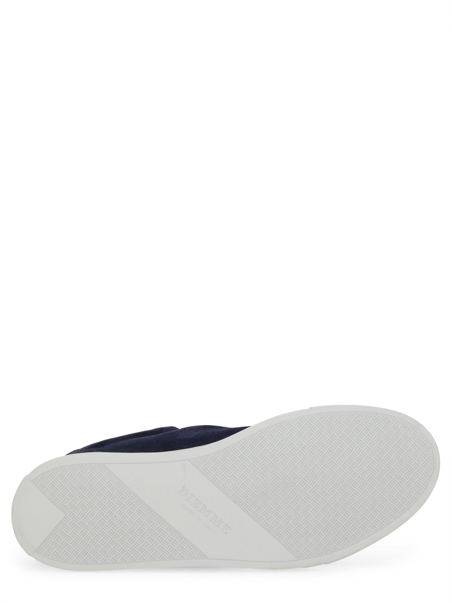 Diemme Navy Marostica Suede Metal Eyelets Sneakers Zwart