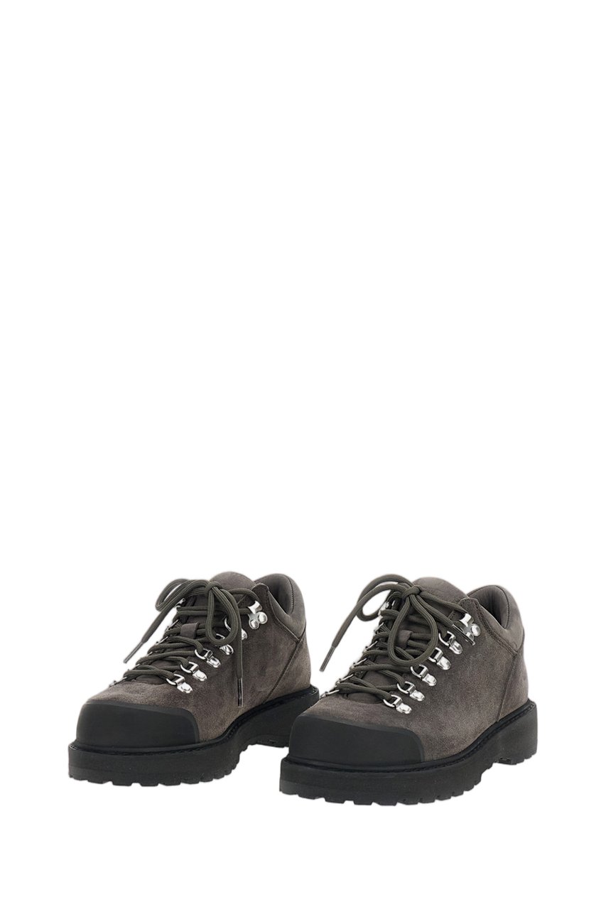 Diemme Low-top Lace-up Shoes with Water-repellent Suede and Trekking Laces Bruin