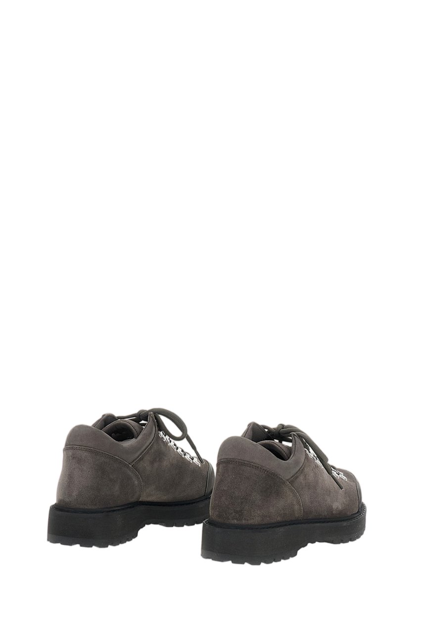 Diemme Low-top Lace-up Shoes with Water-repellent Suede and Trekking Laces Bruin