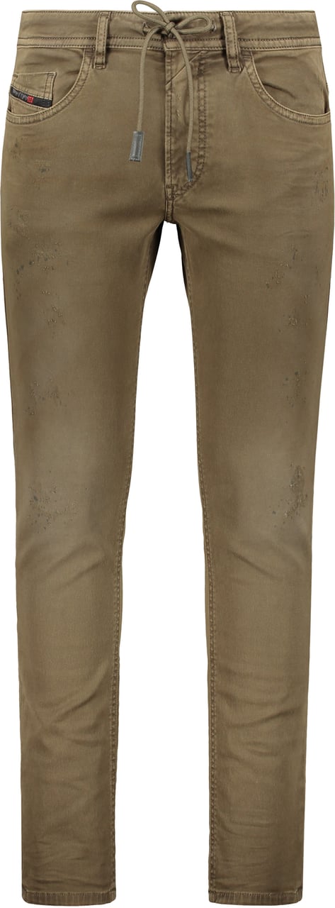Diesel Olive green slim fit trousers Groen