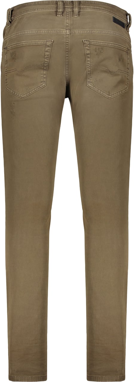 Diesel Olive green slim fit trousers Groen