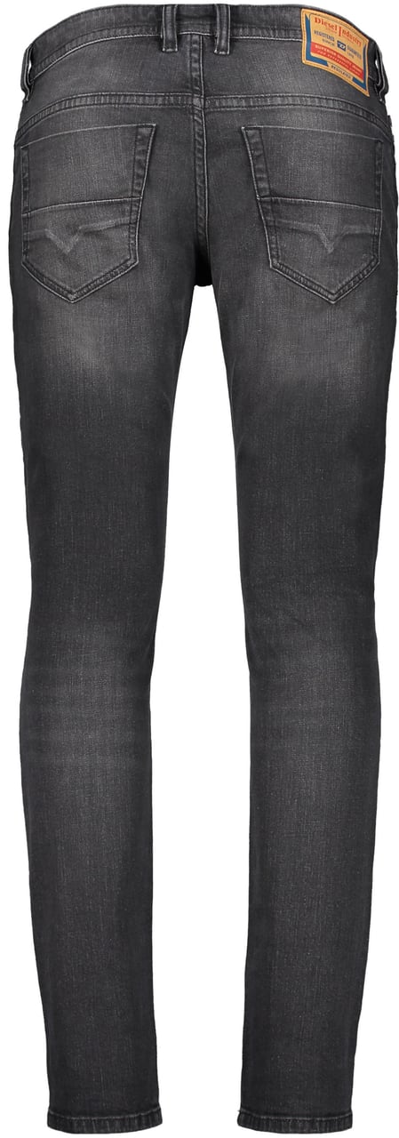 Diesel Dark gray slim jeans in elegant denim Grijs