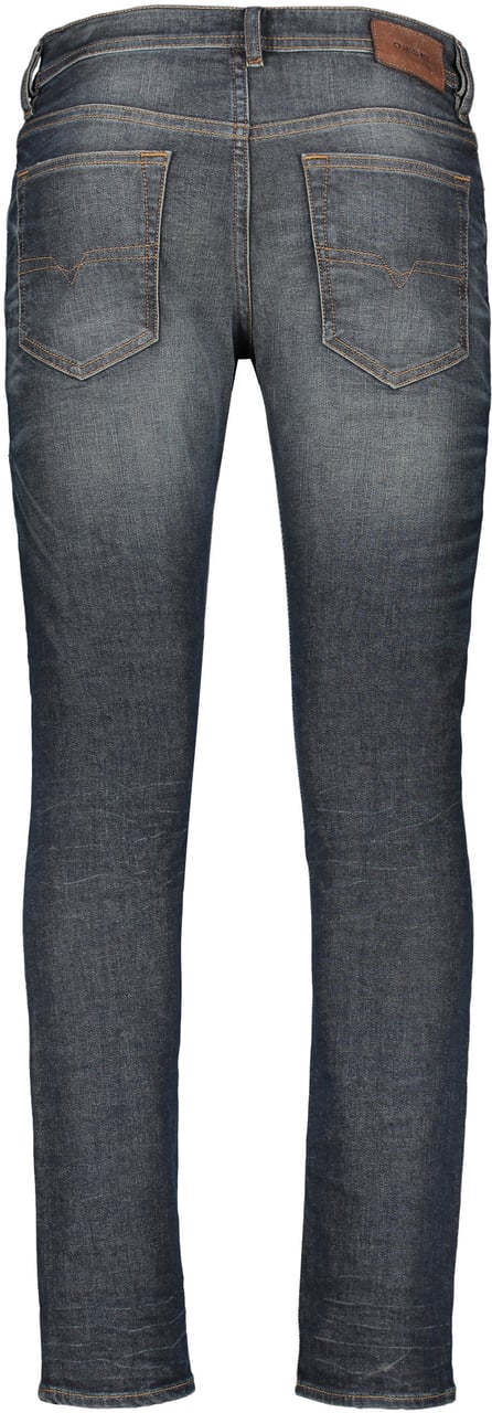 Diesel Skinny jeans washed effect, high waist Blauw