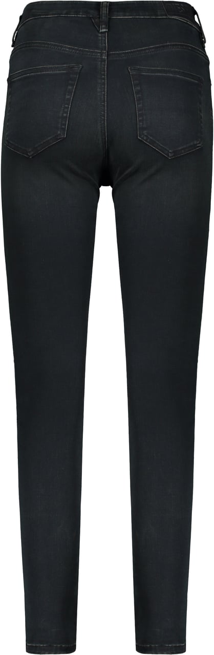 Diesel Skinny jeans in black denim Blauw