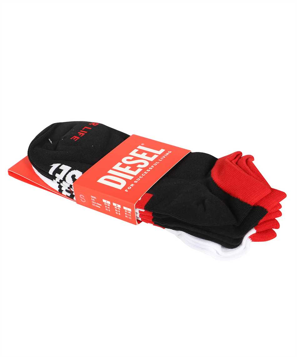 Diesel Set of three socks Zwart