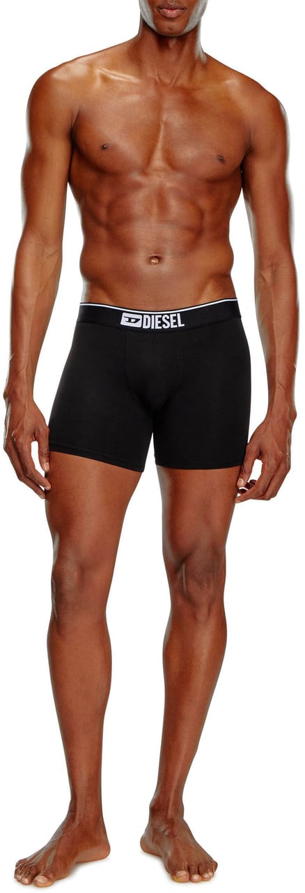 Diesel Boxer Lang 3-Pack Zwart