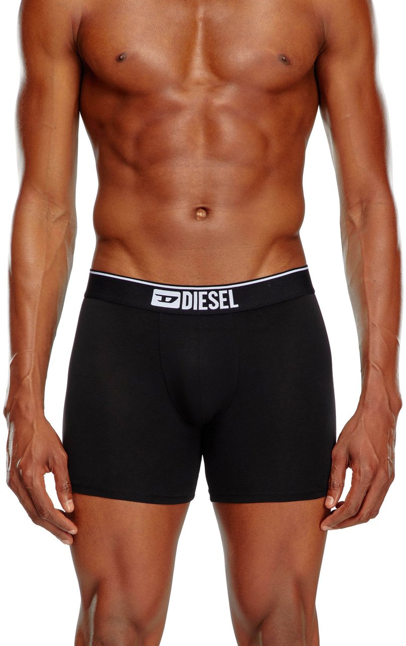 Diesel Boxer Lang 3-Pack Zwart