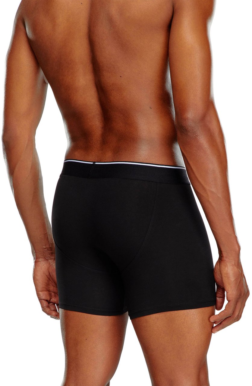 Diesel Boxer Lang 3-Pack Zwart