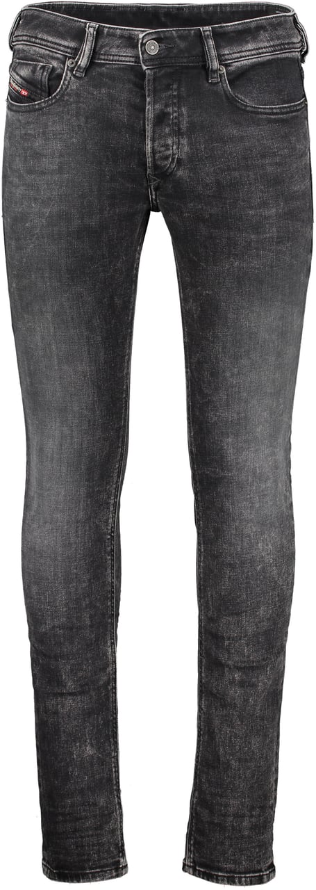 Diesel Dark gray skinny jeans Zwart