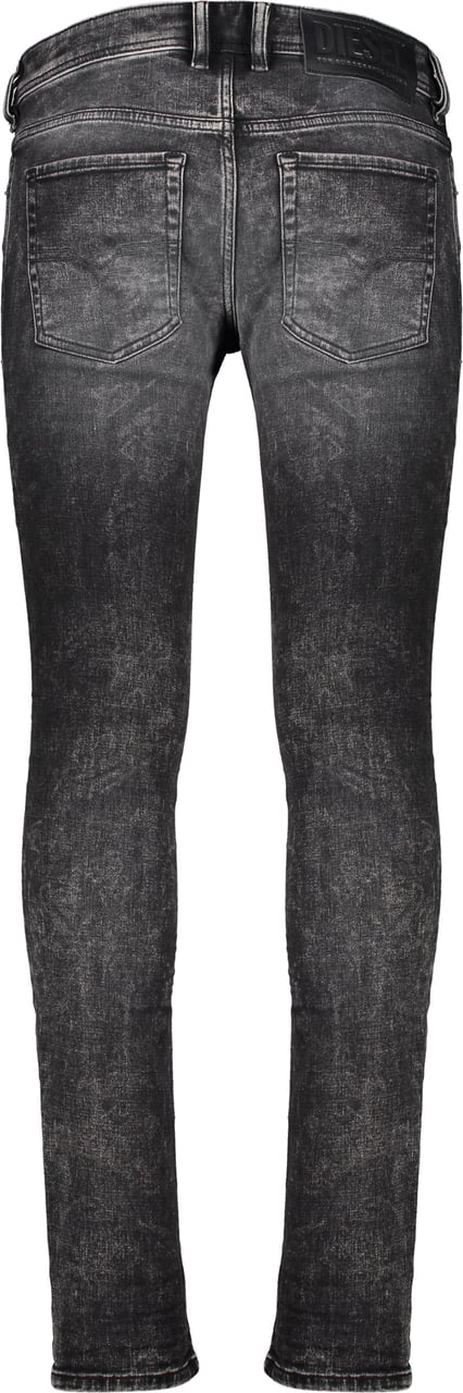 Diesel Dark gray skinny jeans Zwart