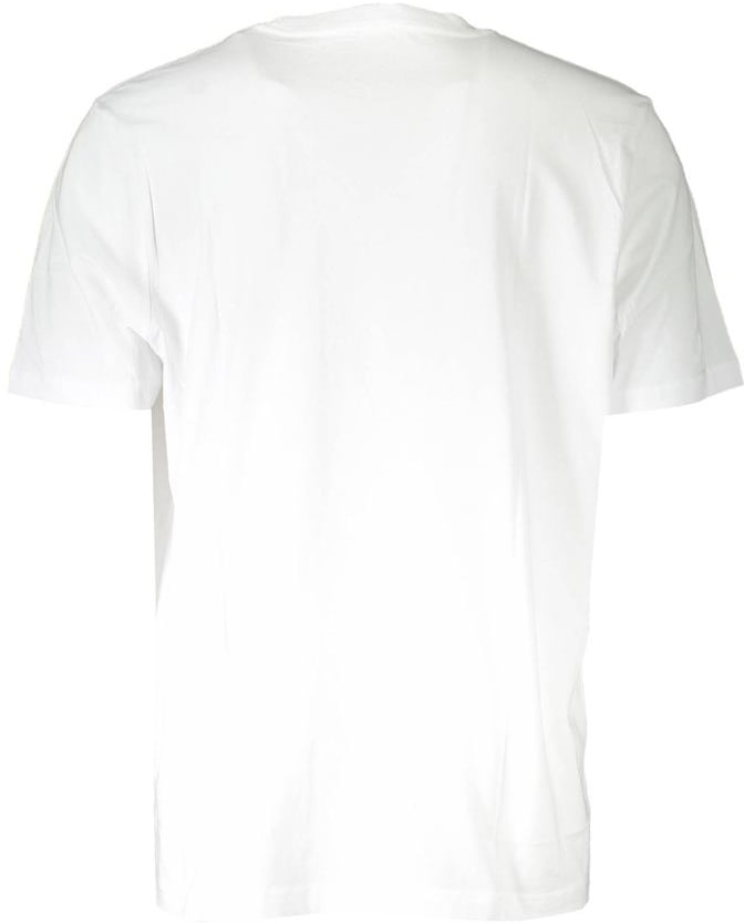 Diesel White Cotton Men T-Shirt Wit