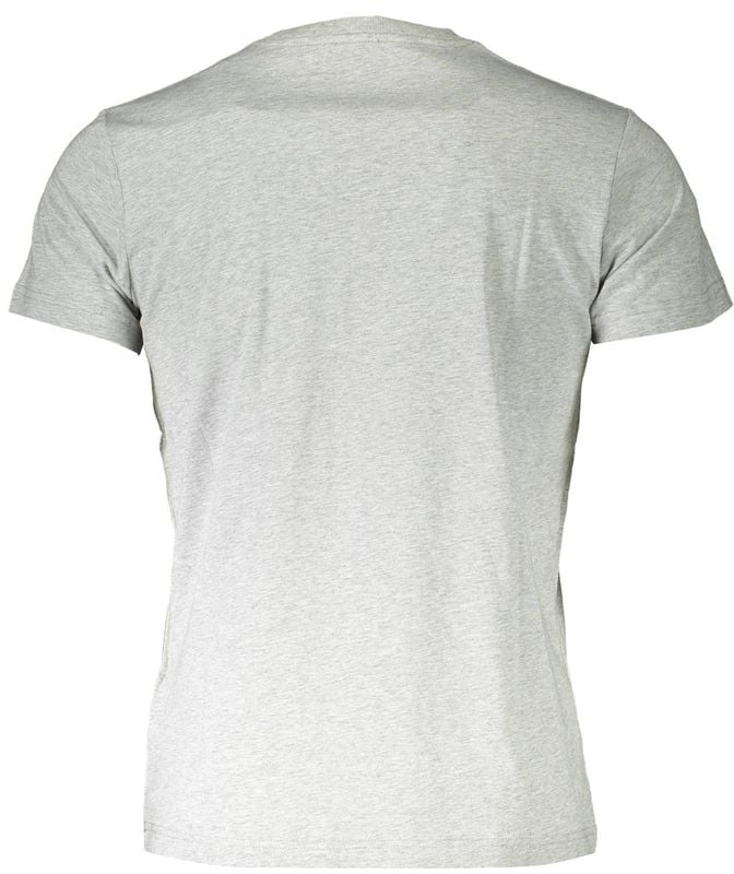 Diesel Grigio Cotton Men T-Shirt Grijs