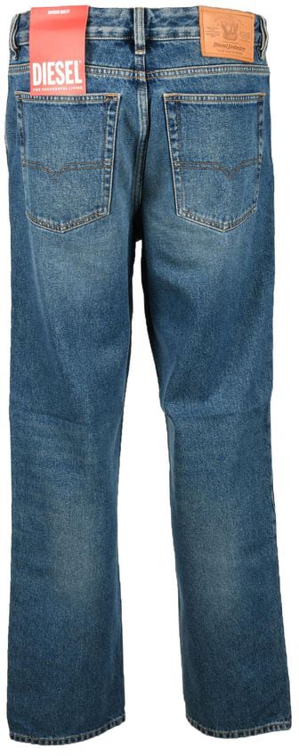 Diesel Blue Cotton Skinny Jeans Blauw