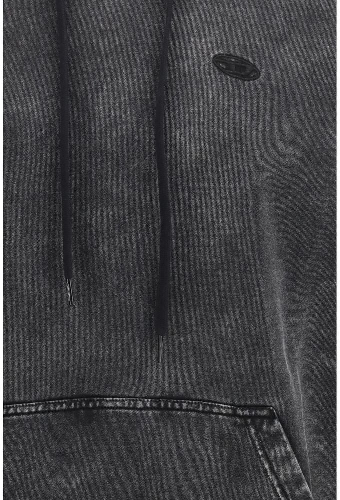 Diesel Black Cotton Sweatshirt Zwart