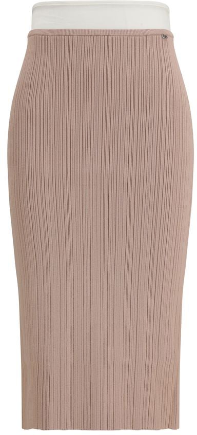 Diesel Multicolor Viscose Midi Skirt Divers