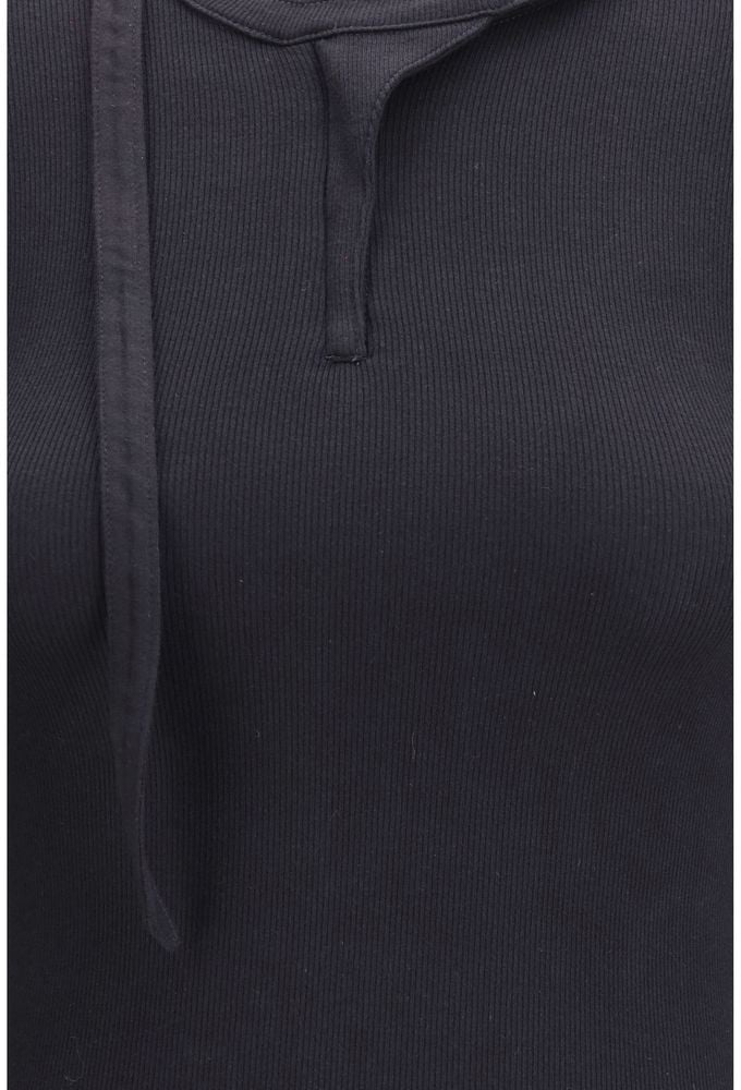 Diesel Black Cotton Long Sleeve T-Shirt Zwart