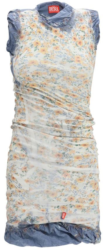 Diesel Multicolor Cotton Casual Dress Divers