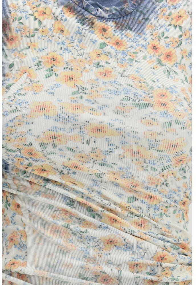 Diesel Multicolor Cotton Casual Dress Divers