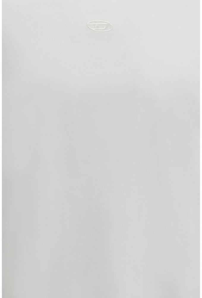 Diesel White Cotton Sportswear Wit