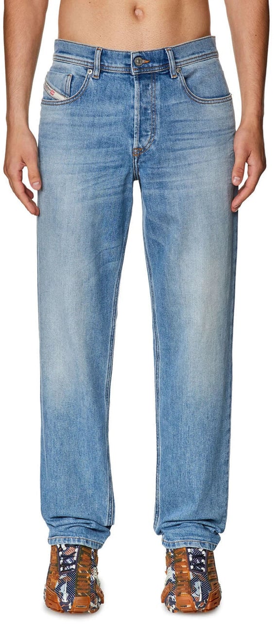 Diesel Diesel Jeans Light Blue Man Dierenprint