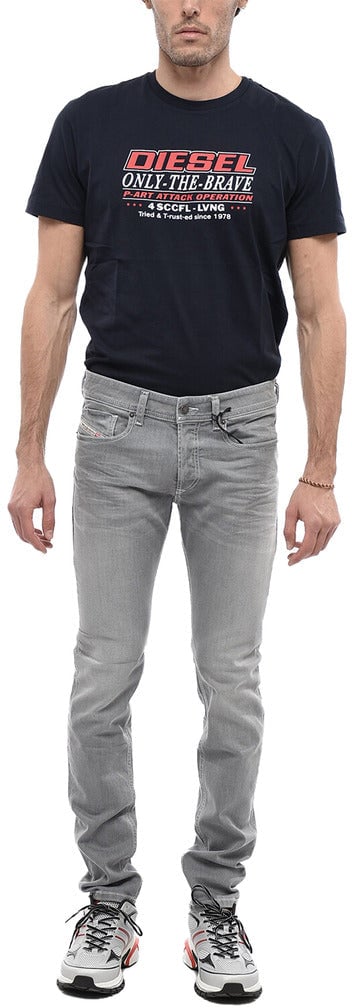 Diesel diesel - Jeans - 00swjf-r84hs-grigio Dierenprint