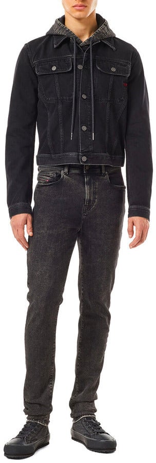 Diesel diesel - Jeans - a03584-09c22-grey Dierenprint