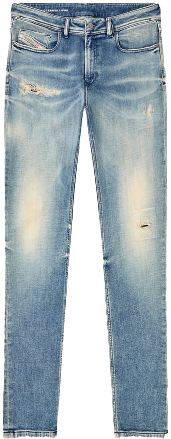 Diesel Sleenker Skinny Fit Blauw